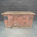 large wooden wood box crate trunk Industrial powerhouse props prop rental hire vintage movie film set dec