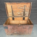 large wooden wood box crate trunk Industrial powerhouse props prop rental hire vintage movie film set dec 1