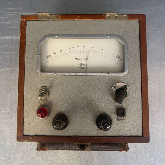 Megohms tester Qty 1