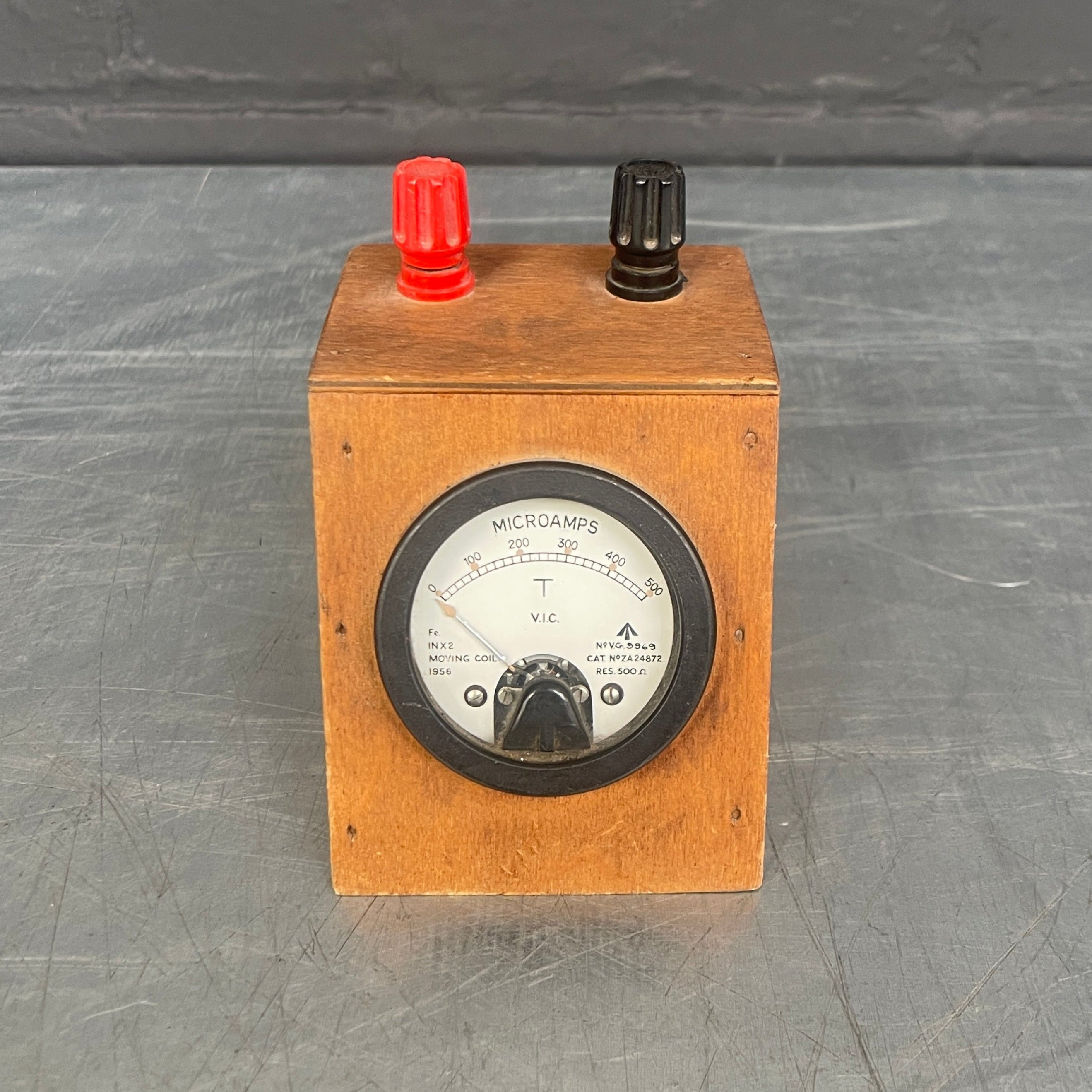 microamps Military meter electrical scientific Industrial powerhouse props prop rental hire vintage movie film set dec
