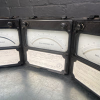 milliammeter volt tester electrical scientific Industrial powerhouse props prop rental hire vintage movie film set dec 1