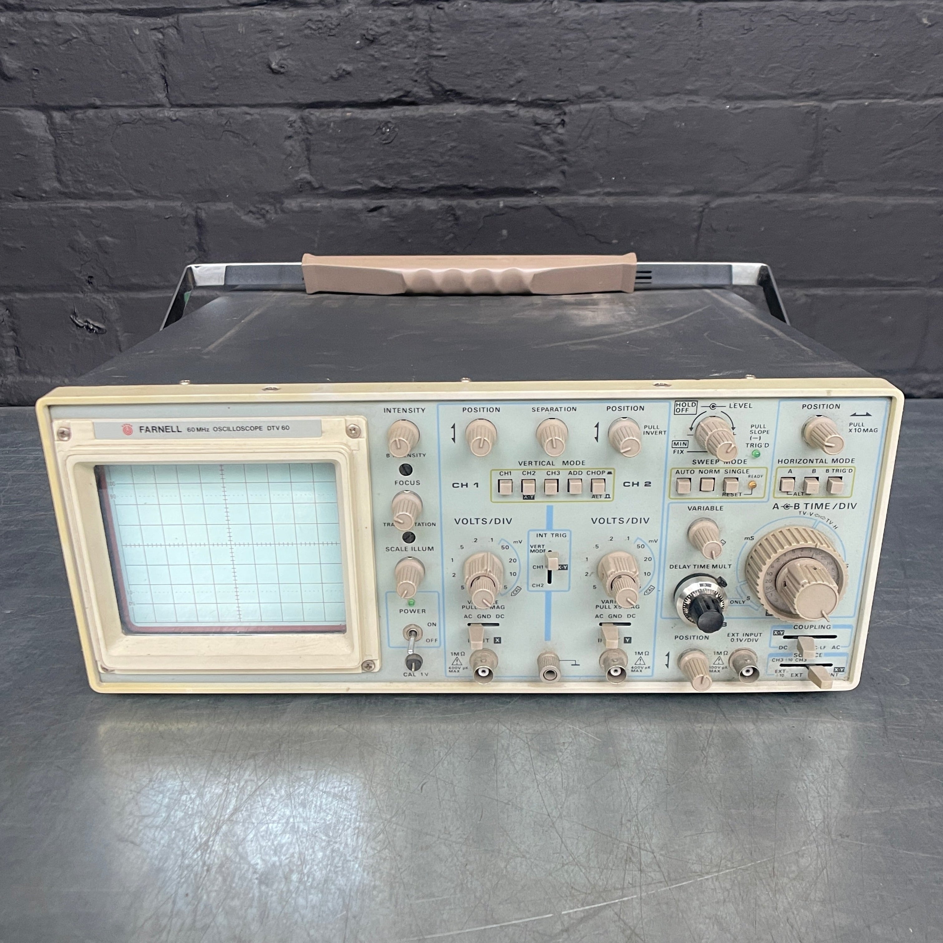 oscilloscope unit electrical Industrial powerhouse props prop rental hire vintage movie film set dec  32