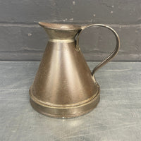 pint handle jug tin oil can steel metal 1930s 1940s 1950s