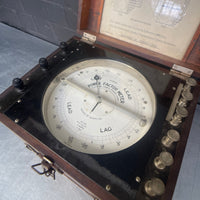 power factor meter electrical scientific Industrial powerhouse props prop rental hire vintage movie film set dec 1