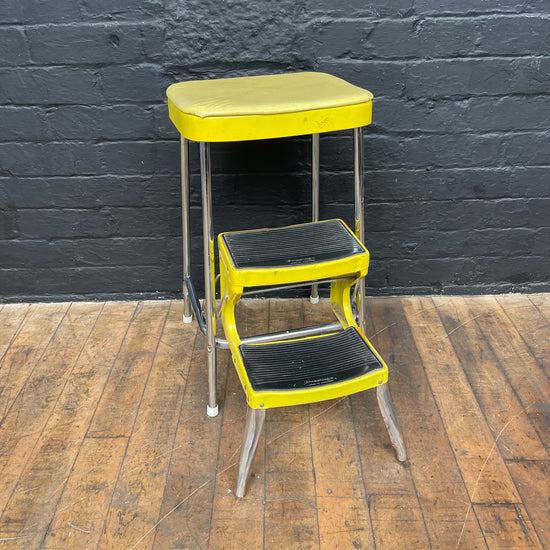 Kitchen step stool seat mid century Qty 1