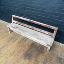 rustic bench seat seating Industrial powerhouse props prop rental hire vintage movie film set dec 1