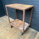 rusty engineers cart trolley industrial Industrial powerhouse props prop rental hire vintage movie film set dec 2