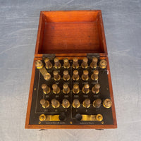 scientific electrical resistance box Industrial powerhouse props prop rental hire vintage movie film set dec