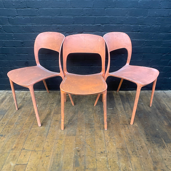Stackable plastic chairs Qty 12