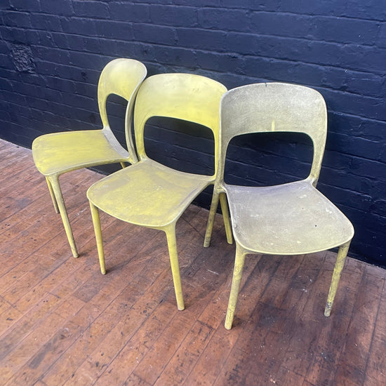 Stackable plastic chairs Qty 16