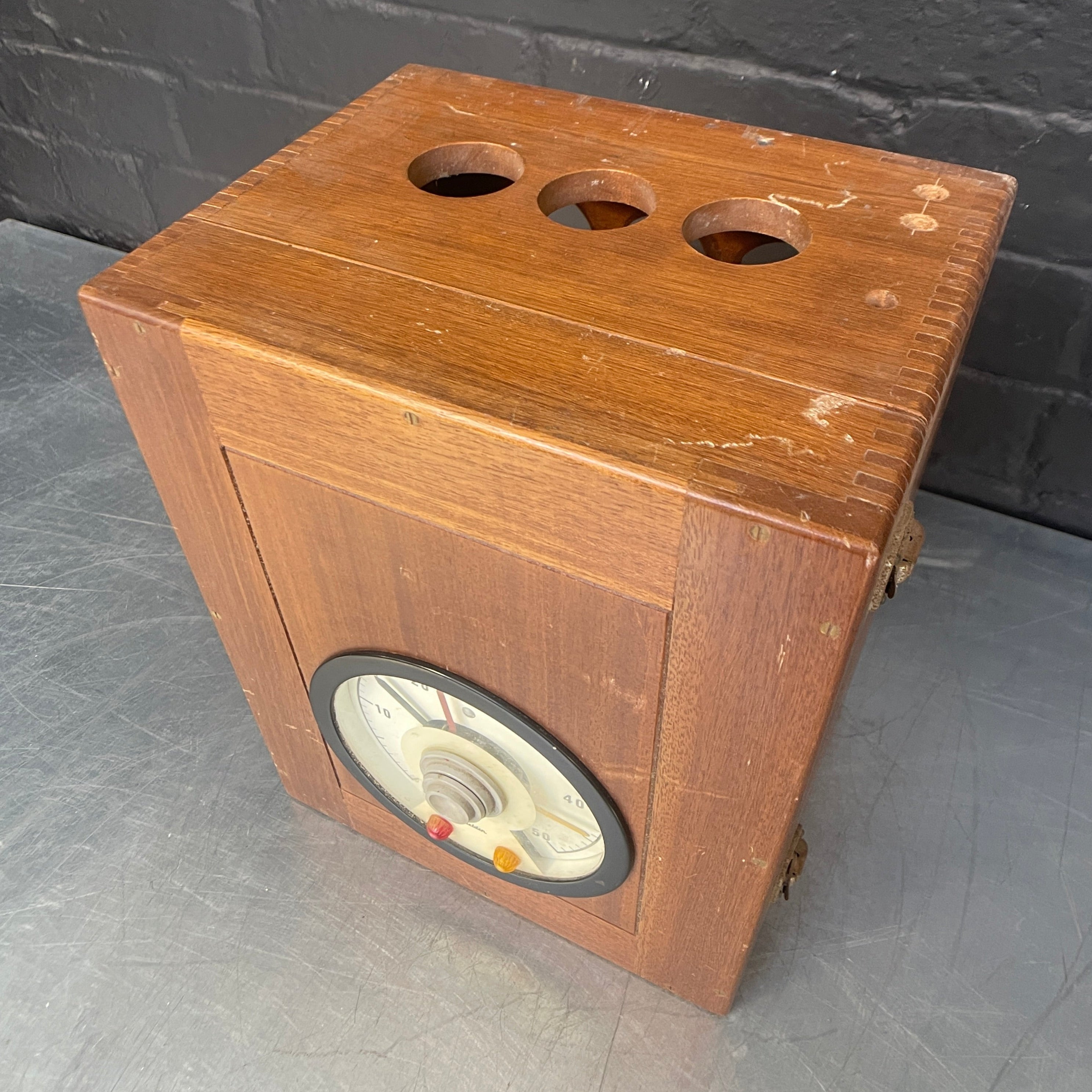 temperature tester fielden electrical scientific Industrial powerhouse props prop rental hire vintage movie film set dec 1