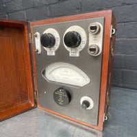 volt tester electrical scientific Industrial powerhouse props prop rental hire vintage movie film set dec kit 1