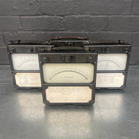 voltmeter volt tester electrical scientific Industrial powerhouse props prop rental hire vintage movie film set dec