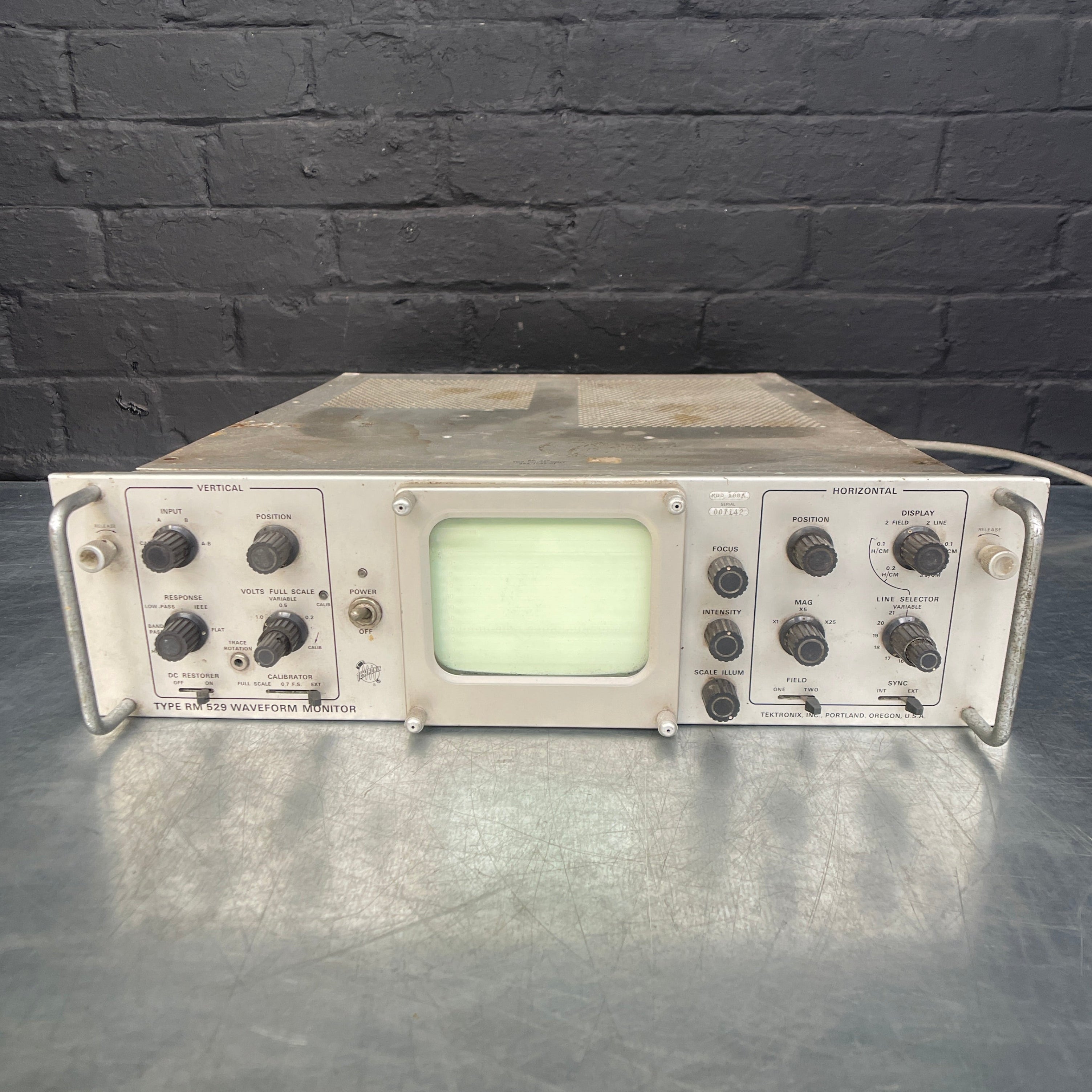 waveform monitor electrical Industrial powerhouse props prop rental hire vintage movie film set dec