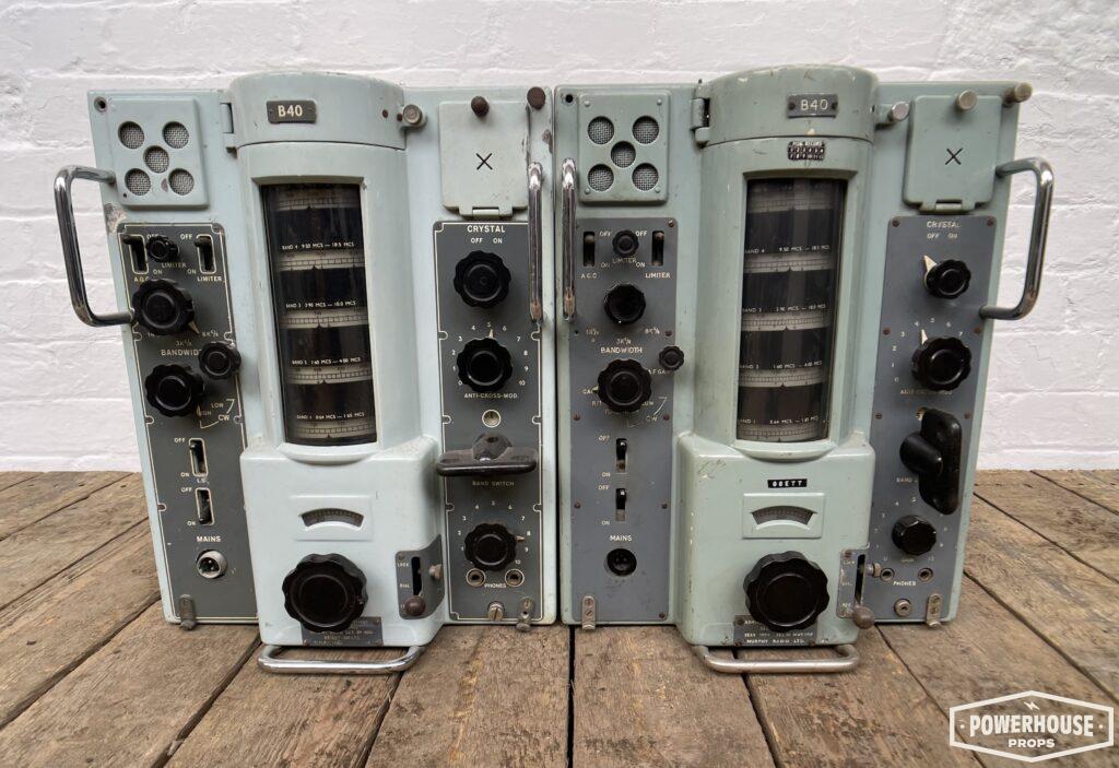 Powerhouse Props prop hire rental industrial cold war submarine radio set equipment