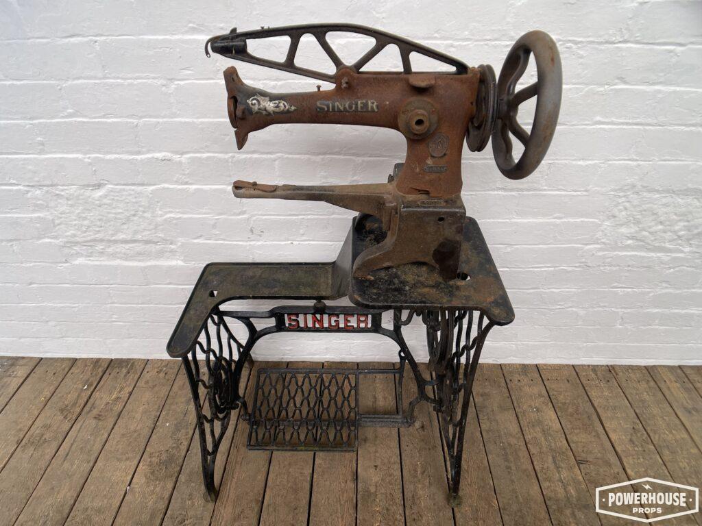 Powerhouse props industrial singer machine leather stitching old vintage