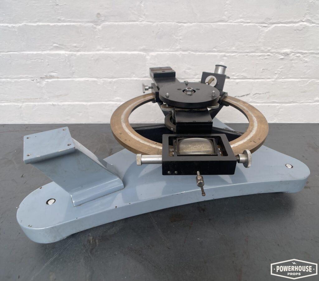 Powerhouse props vintage industrial optical lab testing equipment