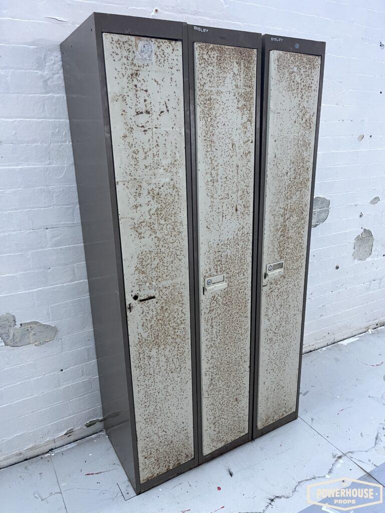 Powerhouse props vintage locker steel cupboard rusty