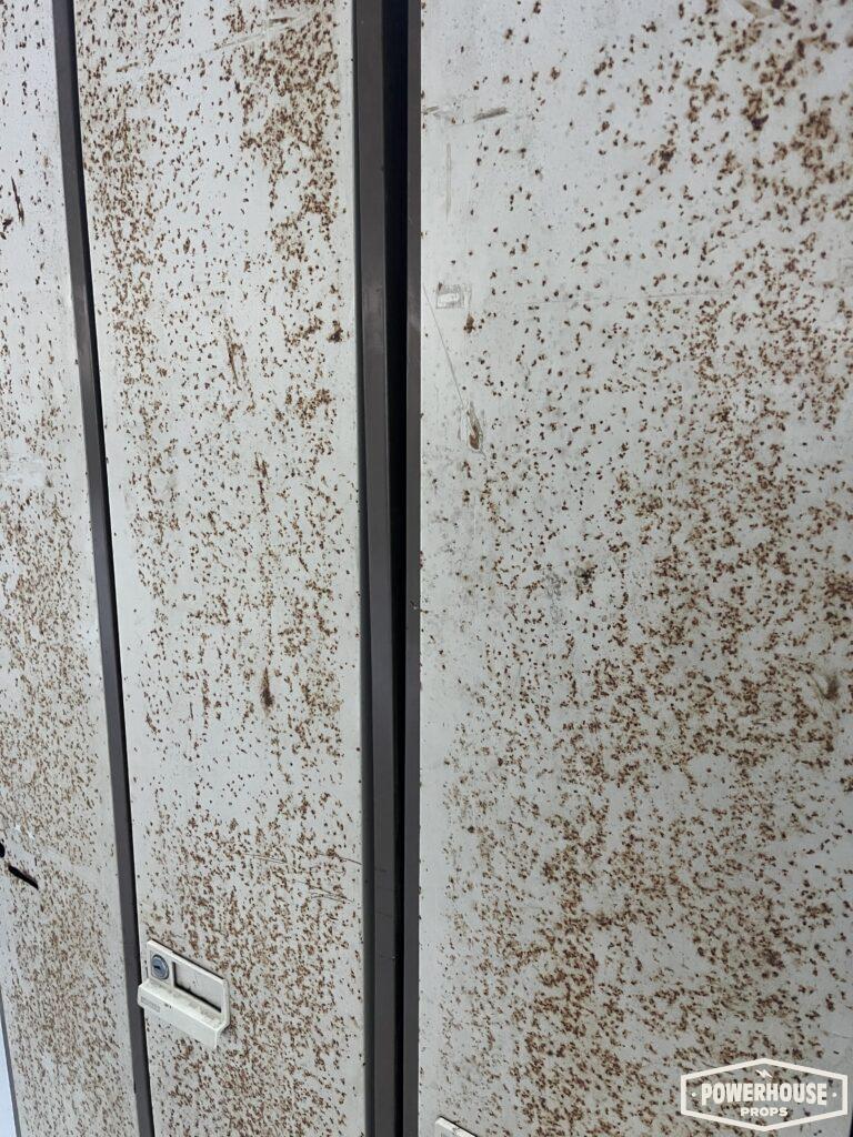 Powerhouse props vintage locker steel cupboard rusty