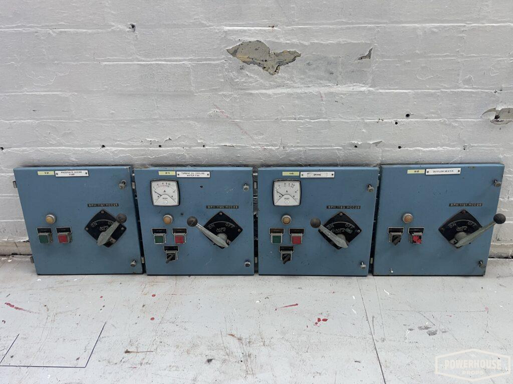 Powerhouse props vintage industrial switchgear electrical panel voltage powerstation electric supply power unit