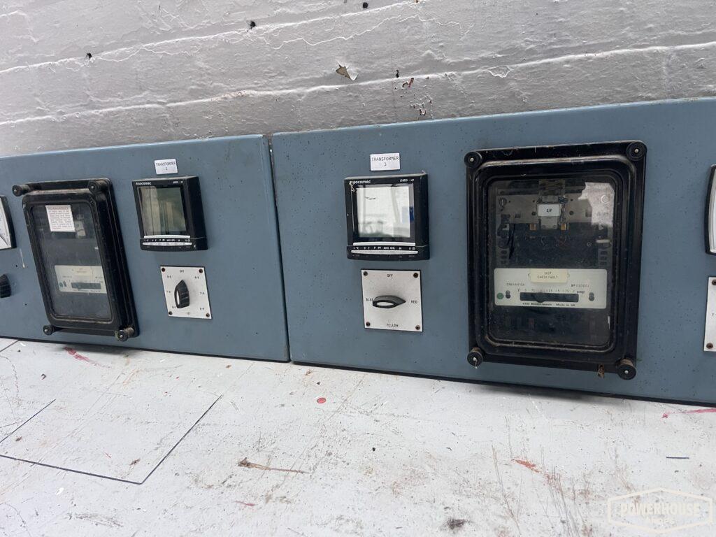Powerhouse props vintage industrial switchgear electrical panel voltage powerstation electric supply power unit