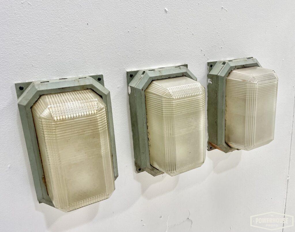 Powerhouse props vintage light lights bulkhead glass explosion proof
