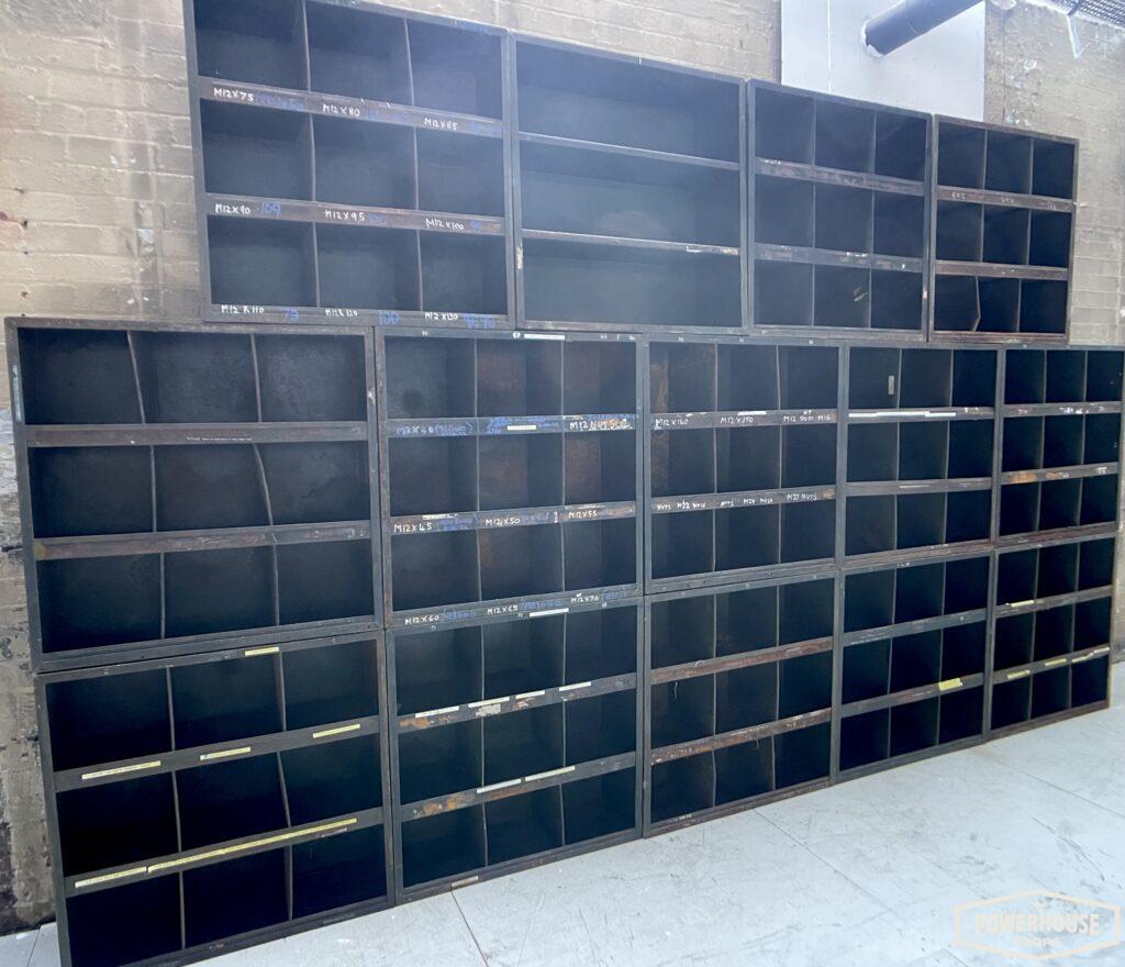 Powerhouse props vintage pigeon hole cabinets cupboard shelf shelves shelving