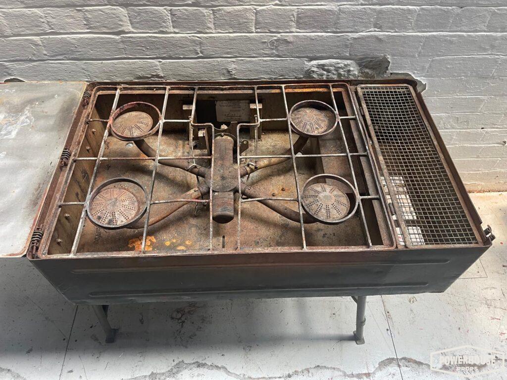 Powerhouse props industrial rental hire movie film military cooking burner station